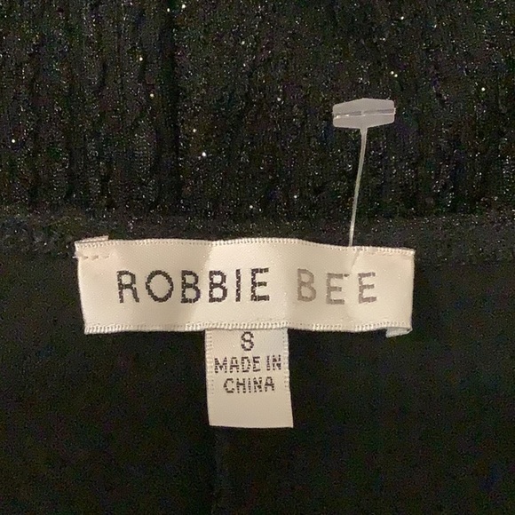 Robbie Bee Size Small Signature Dress Black Sequence Dress. New With Tags. - Picture 6 of 9